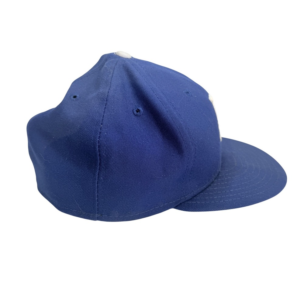 New Era 59FIFTY LA Dodgers Hat Mens 7 3/4 Blue Excellent Fitted MLB Cap - Picture 2 of 8